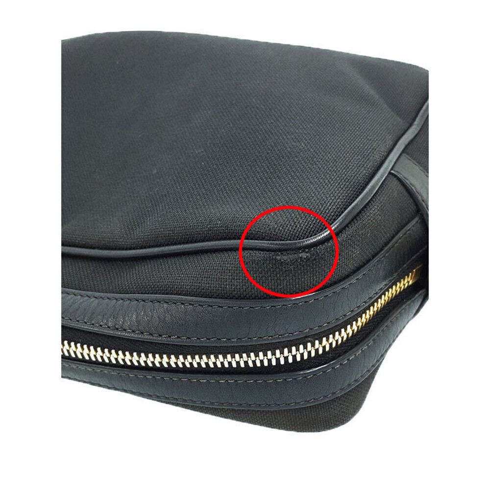 Prada Logo Jacquard Camera Bag black canvas bow - Picture 7 of 9